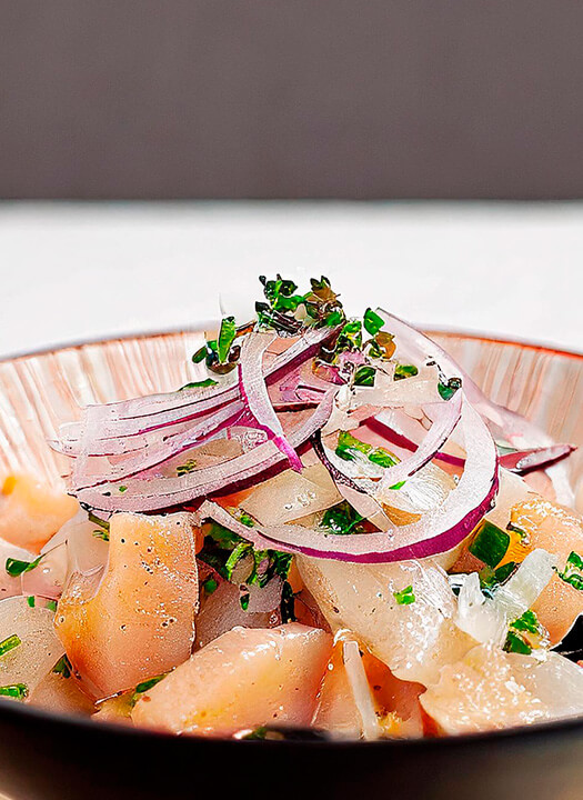 Ceviche de corvina
