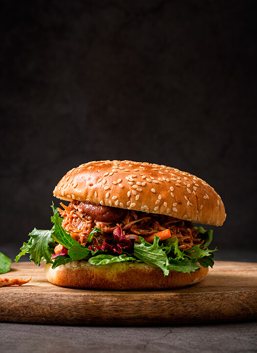 Hamburguesa rústica